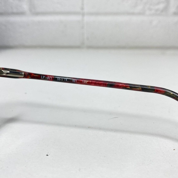 VTG Logo Paris Maroon, Green & Clear Mixed Plastic Eyeglass Frames H2635 - Picture 6 of 7